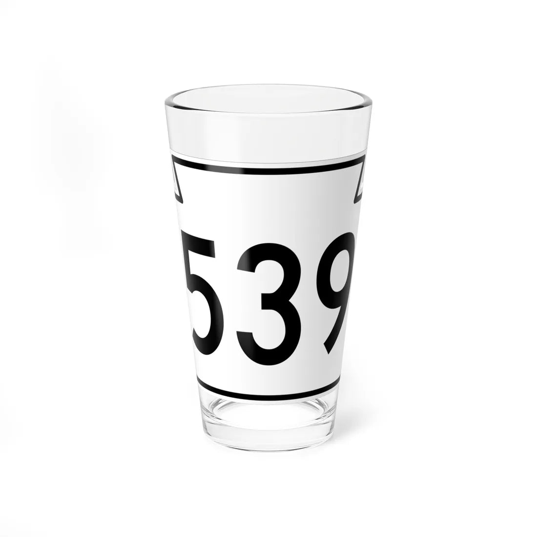 PA-539 1962 (Pennsylvania) (Road Sign) Pint Glass 16oz 16oz - Go Mug Yourself