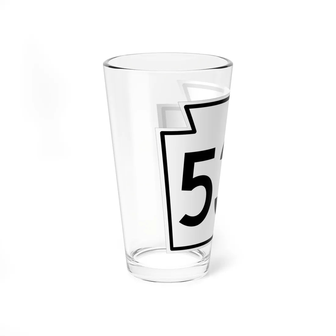 PA-539 1962 (Pennsylvania) (Road Sign) Pint Glass 16oz - Go Mug Yourself