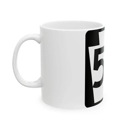 PA-56 (Pennsylvania) (Road Sign) White Coffee Mug - Go Mug Yourself