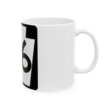 PA-56 (Pennsylvania) (Road Sign) White Coffee Mug - Go Mug Yourself