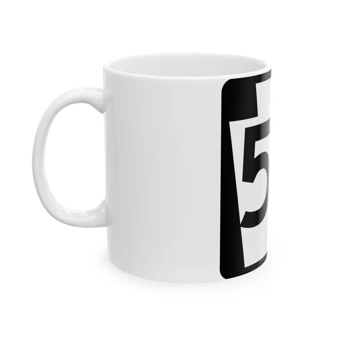 PA-59 (Pennsylvania) (Road Sign) White Coffee Mug - Go Mug Yourself