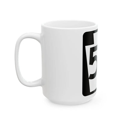PA-59 (Pennsylvania) (Road Sign) White Coffee Mug - Go Mug Yourself