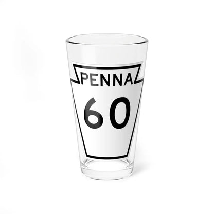 PA-60 1948 (Pennsylvania) (Road Sign) Pint Glass 16oz 16oz - Go Mug Yourself