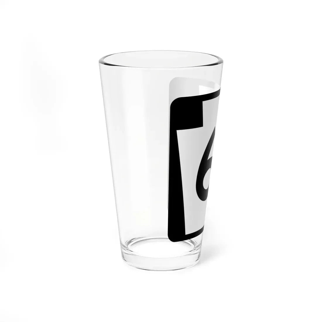 PA-61 (Pennsylvania) (Road Sign) Pint Glass 16oz - Go Mug Yourself