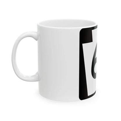 PA-61 (Pennsylvania) (Road Sign) White Coffee Mug - Go Mug Yourself