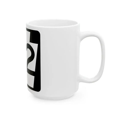 PA-62 (Pennsylvania) (Road Sign) White Coffee Mug - Go Mug Yourself