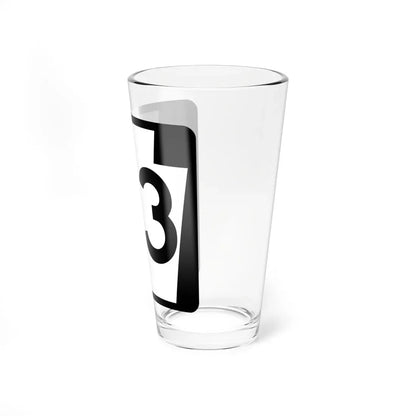 PA-63 (Pennsylvania) (Road Sign) Pint Glass 16oz - Go Mug Yourself