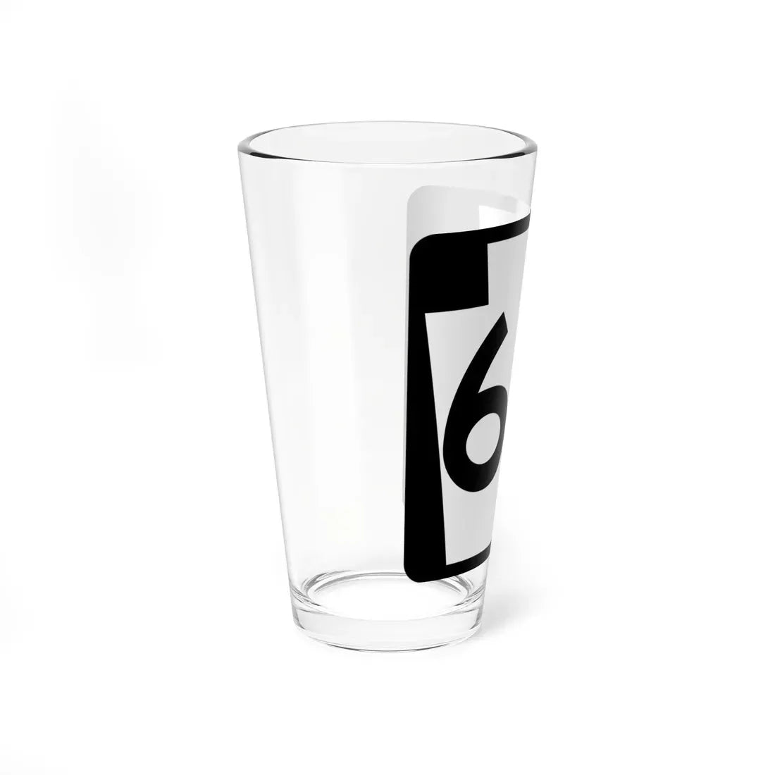 PA-65 (Pennsylvania) (Road Sign) Pint Glass 16oz - Go Mug Yourself