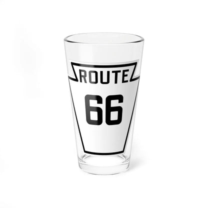 PA-66 1926 (Pennsylvania) (Road Sign) Pint Glass 16oz 16oz - Go Mug Yourself