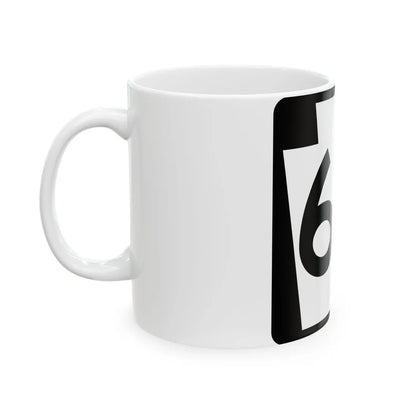 PA-67 (Pennsylvania) (Road Sign) White Coffee Mug - Go Mug Yourself