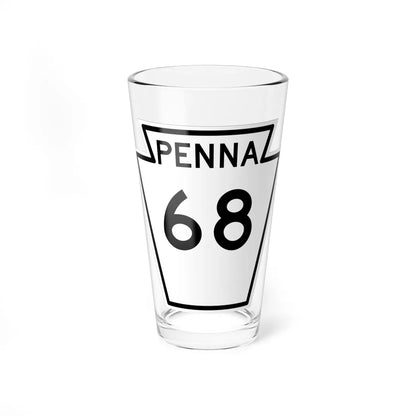 PA-68 1948 (Pennsylvania) (Road Sign) Pint Glass 16oz 16oz - Go Mug Yourself