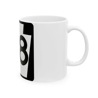 PA-68 (Pennsylvania) (Road Sign) White Coffee Mug - Go Mug Yourself