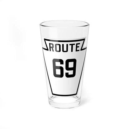 PA-69 1926 (Pennsylvania) (Road Sign) Pint Glass 16oz 16oz - Go Mug Yourself