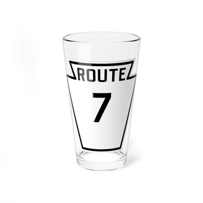 PA-7 1926 (Pennsylvania) (Road Sign) Pint Glass 16oz 16oz - Go Mug Yourself
