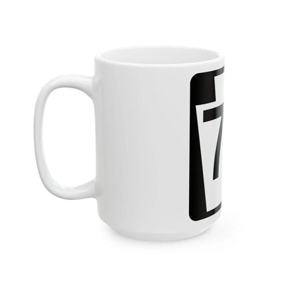 PA-70 (Pennsylvania) (Road Sign) White Coffee Mug - Go Mug Yourself