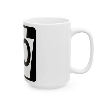 PA-70 (Pennsylvania) (Road Sign) White Coffee Mug - Go Mug Yourself