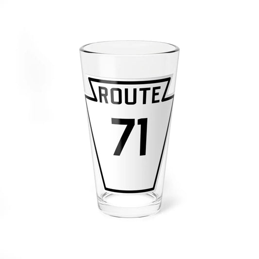 PA-71 1926 (Pennsylvania) (Road Sign) Pint Glass 16oz 16oz - Go Mug Yourself