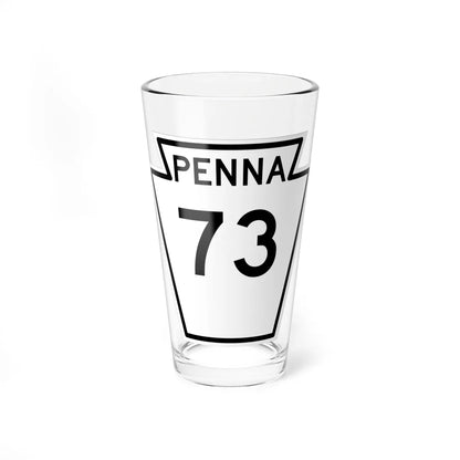 PA-73 1948 (Pennsylvania) (Road Sign) Pint Glass 16oz 16oz - Go Mug Yourself