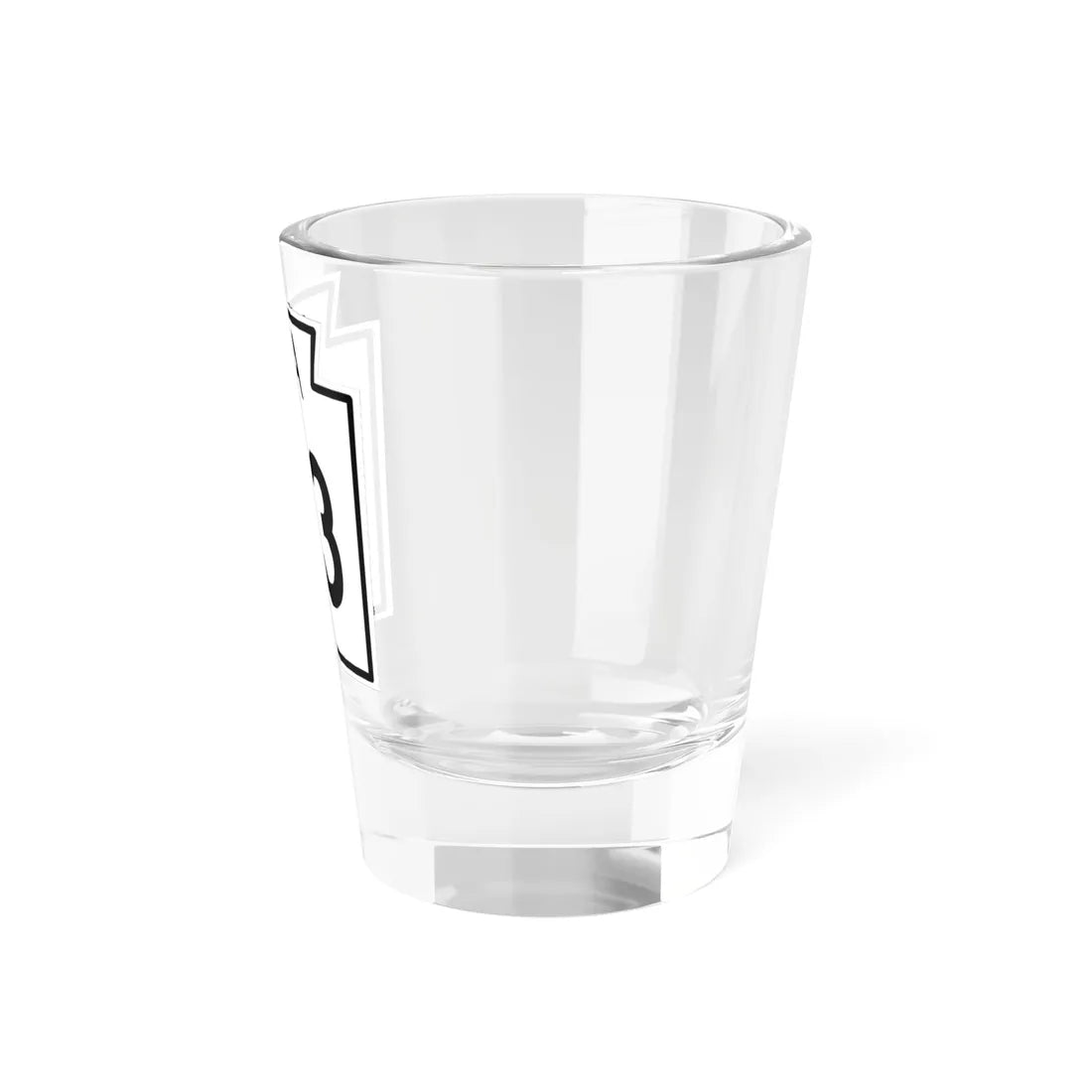 PA-73 1960 (Pennsylvania) (Road Sign) Shot Glass 1.5oz - Go Mug Yourself
