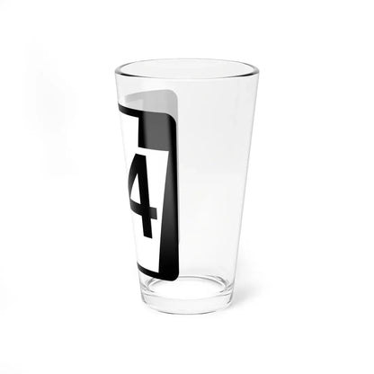 PA-74 (Pennsylvania) (Road Sign) Pint Glass 16oz - Go Mug Yourself