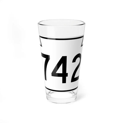 PA-742 1962 (Pennsylvania) (Road Sign) Pint Glass 16oz 16oz - Go Mug Yourself