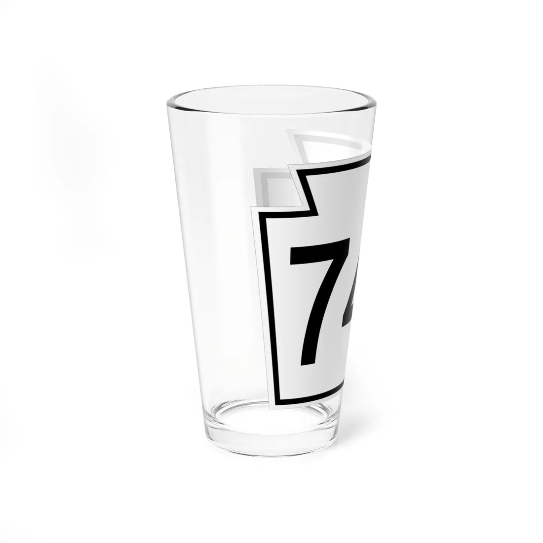 PA-742 1962 (Pennsylvania) (Road Sign) Pint Glass 16oz - Go Mug Yourself