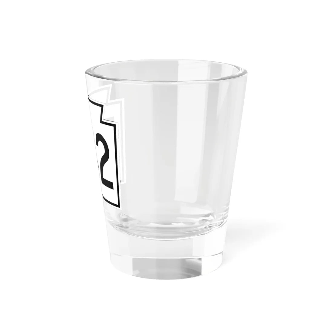 PA-742 1962 (Pennsylvania) (Road Sign) Shot Glass 1.5oz - Go Mug Yourself