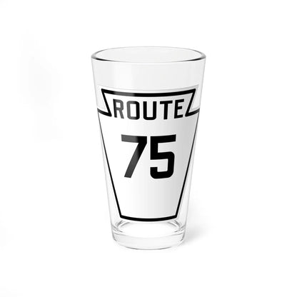 PA-75 1926 (Pennsylvania) (Road Sign) Pint Glass 16oz - Go Mug Yourself