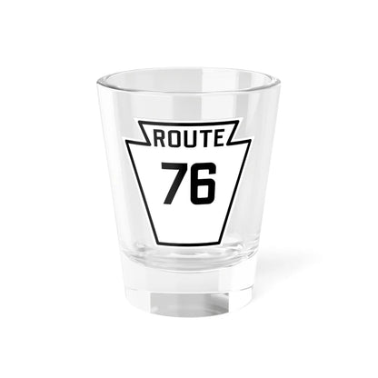 PA-76 1926 (Pennsylvania) (Road Sign) Shot Glass 1.5oz 1.5oz - Go Mug Yourself