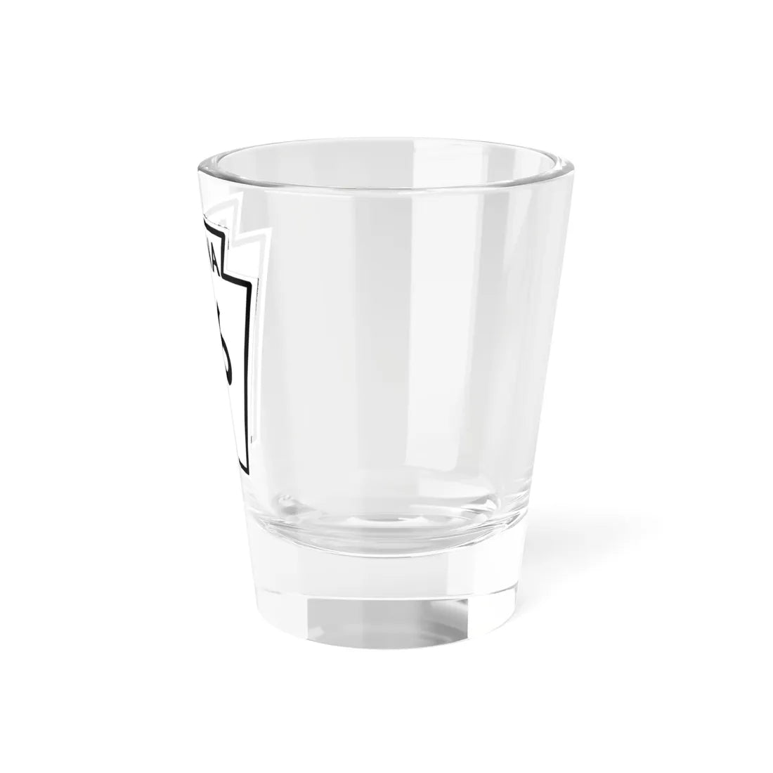 PA-76 1948 (Pennsylvania) (Road Sign) Shot Glass 1.5oz - Go Mug Yourself