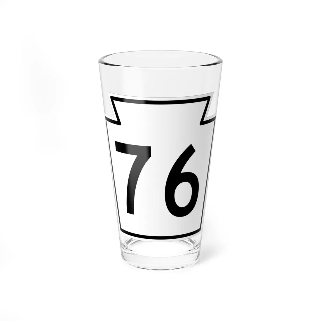 PA-76 1962 (Pennsylvania) (Road Sign) Pint Glass 16oz - Go Mug Yourself