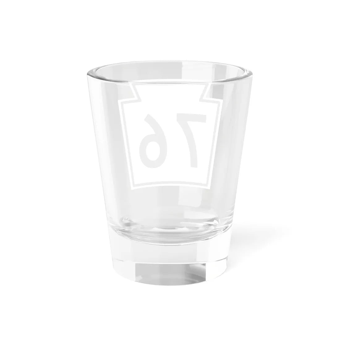 PA-76 1962 (Pennsylvania) (Road Sign) Shot Glass 1.5oz - Go Mug Yourself