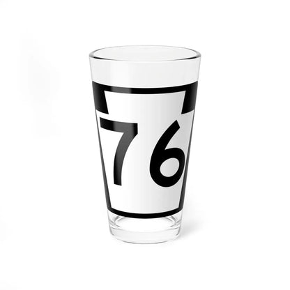 PA-76 (Pennsylvania) (Road Sign) Pint Glass 16oz 16oz - Go Mug Yourself
