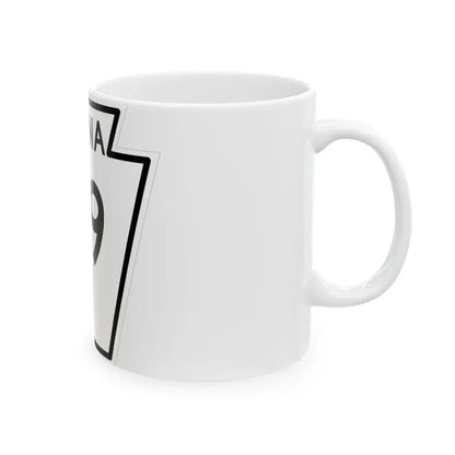 PA-79 1948 (Pennsylvania) (Road Sign) White Coffee Mug - Go Mug Yourself