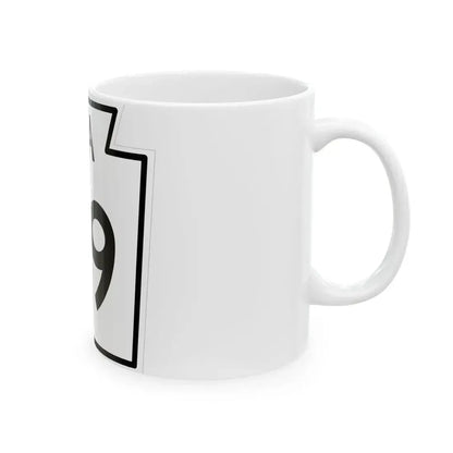 PA-79 1960 (Pennsylvania) (Road Sign) White Coffee Mug - Go Mug Yourself