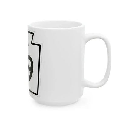 PA-79 1960 (Pennsylvania) (Road Sign) White Coffee Mug - Go Mug Yourself