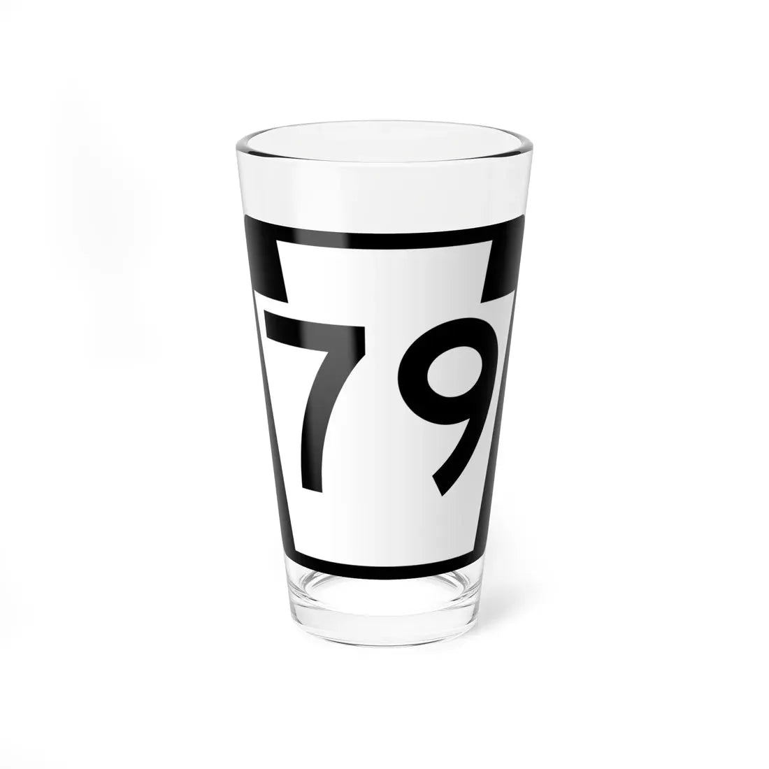 PA-79 (Pennsylvania) (Road Sign) Pint Glass 16oz 16oz - Go Mug Yourself