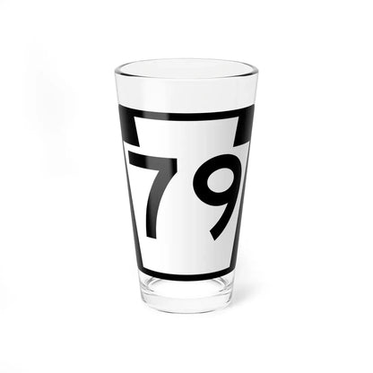 PA-79 (Pennsylvania) (Road Sign) Pint Glass 16oz 16oz - Go Mug Yourself