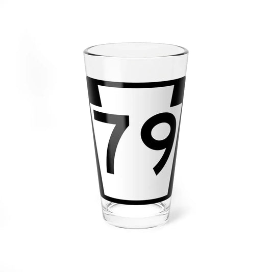 PA-79 (Pennsylvania) (Road Sign) Pint Glass 16oz 16oz - Go Mug Yourself