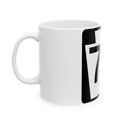 PA-79 (Pennsylvania) (Road Sign) White Coffee Mug - Go Mug Yourself