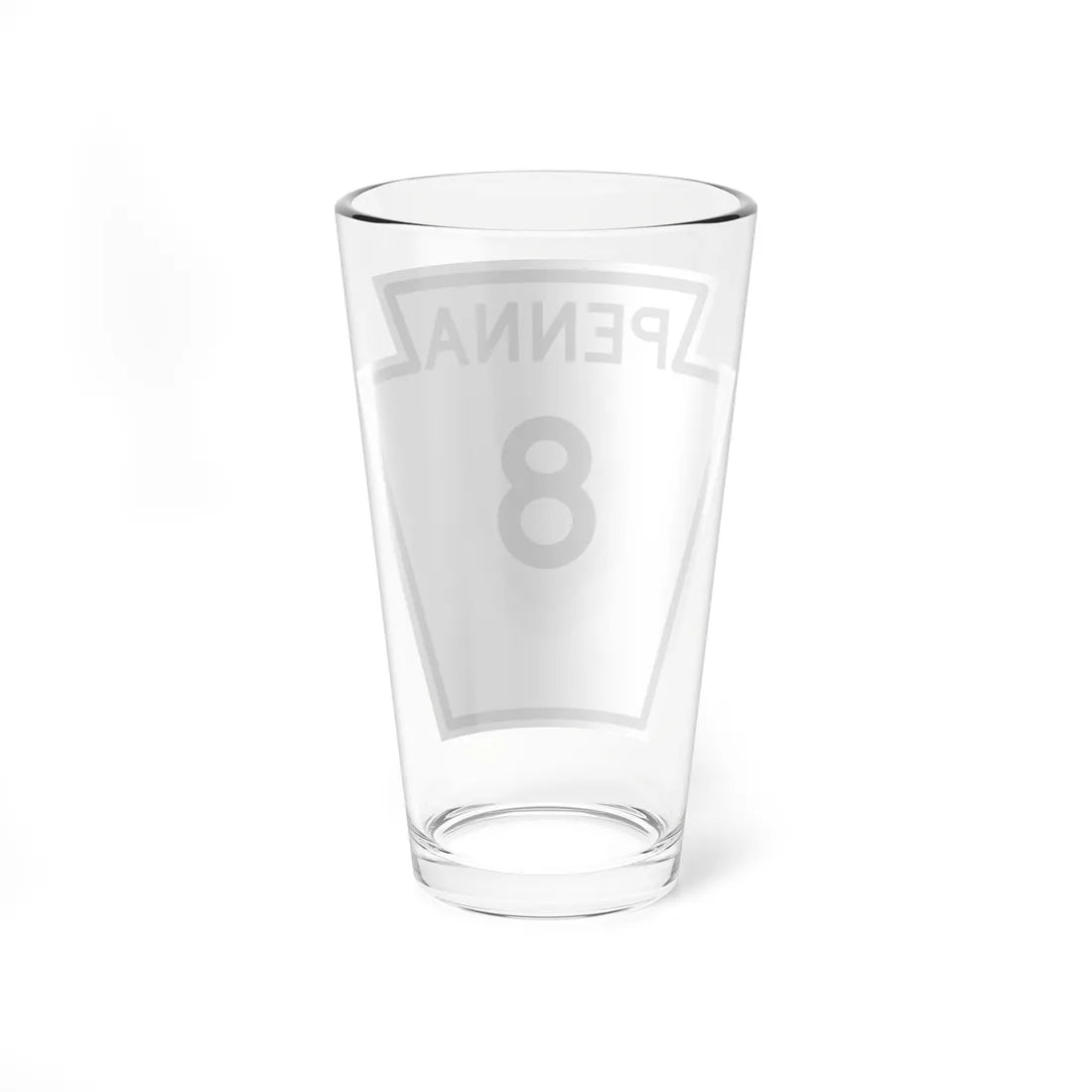 PA-8 1948 (Pennsylvania) (Road Sign) Pint Glass 16oz - Go Mug Yourself