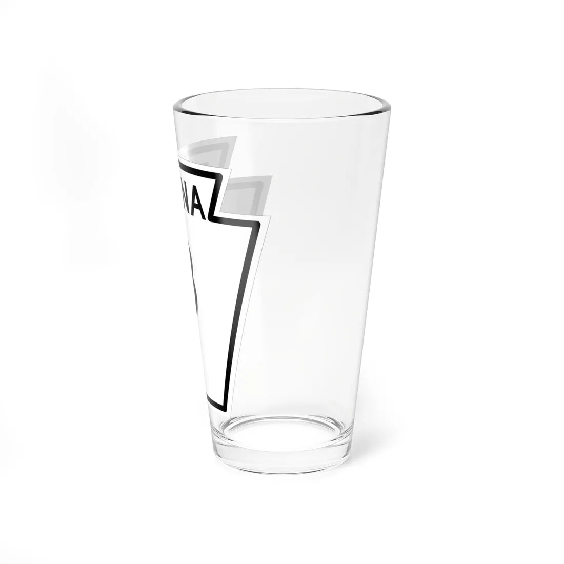 PA-8 1948 (Pennsylvania) (Road Sign) Pint Glass 16oz - Go Mug Yourself