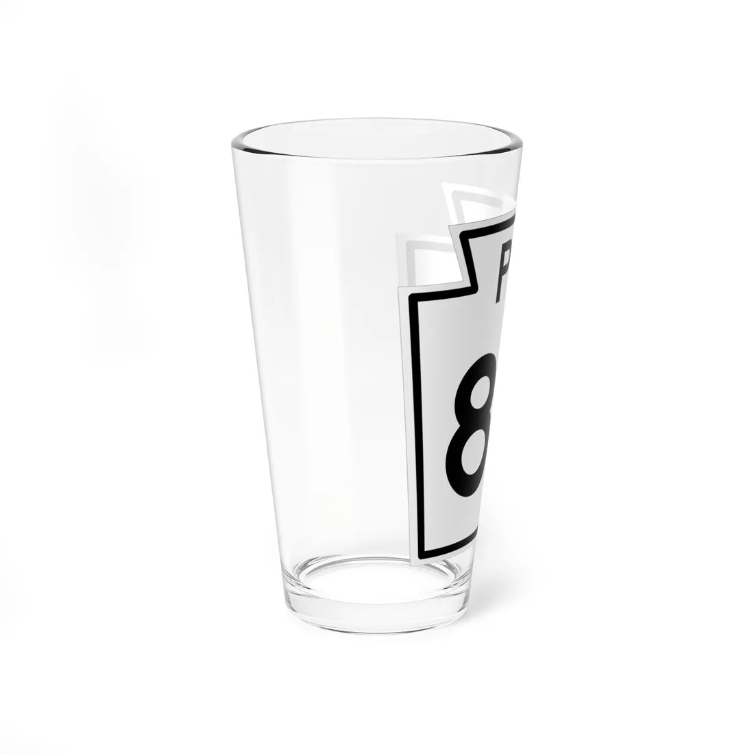 PA-80 1960 (Pennsylvania) (Road Sign) Pint Glass 16oz - Go Mug Yourself