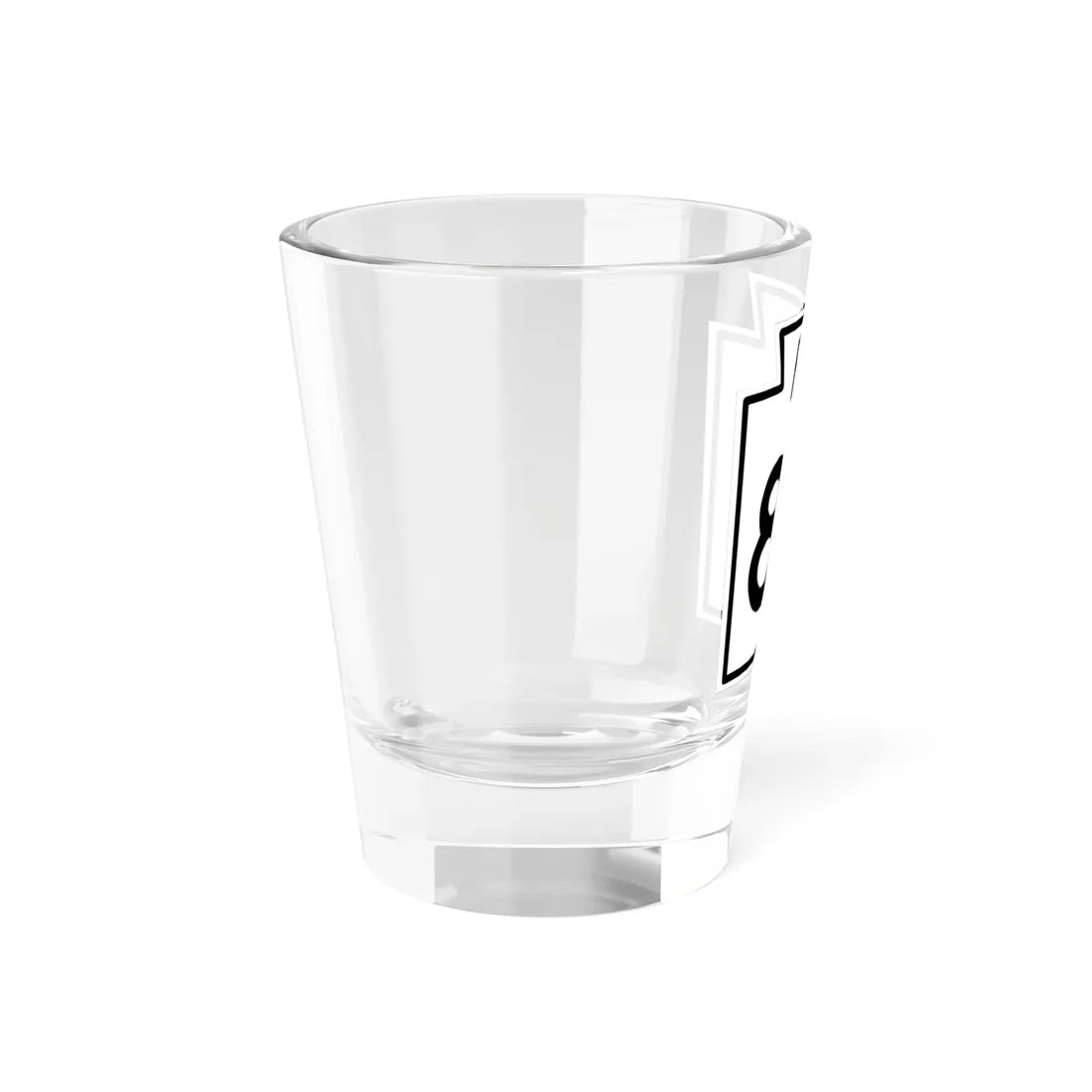 PA-80 1960 (Pennsylvania) (Road Sign) Shot Glass 1.5oz - Go Mug Yourself