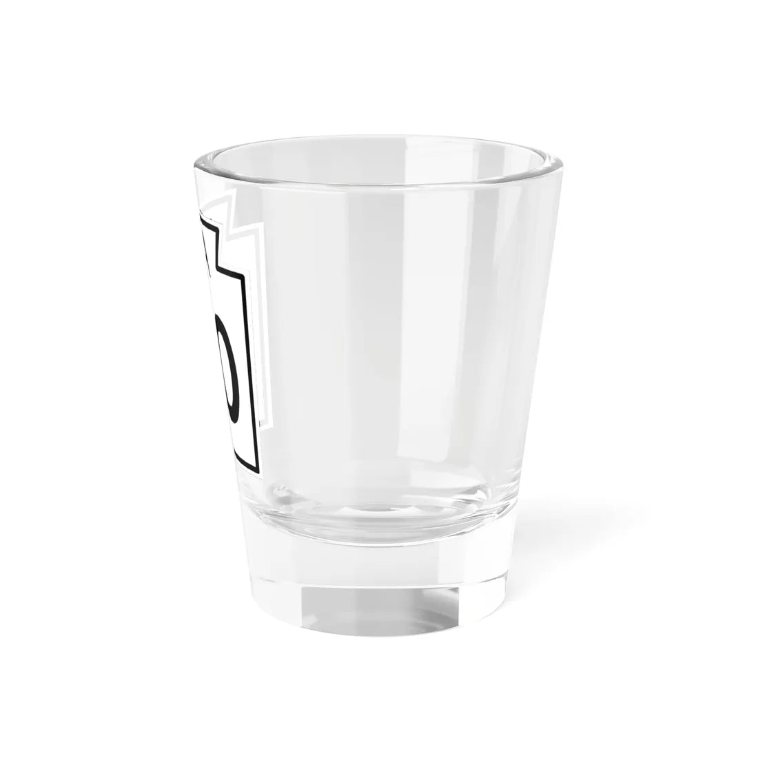 PA-80 1960 (Pennsylvania) (Road Sign) Shot Glass 1.5oz - Go Mug Yourself