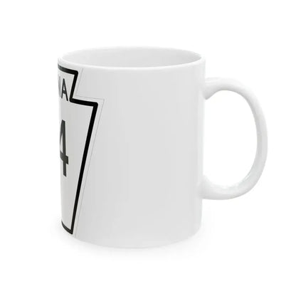 PA-84 1948 (Pennsylvania) (Road Sign) White Coffee Mug - Go Mug Yourself
