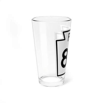 PA-84 1960 (Pennsylvania) (Road Sign) Pint Glass 16oz - Go Mug Yourself