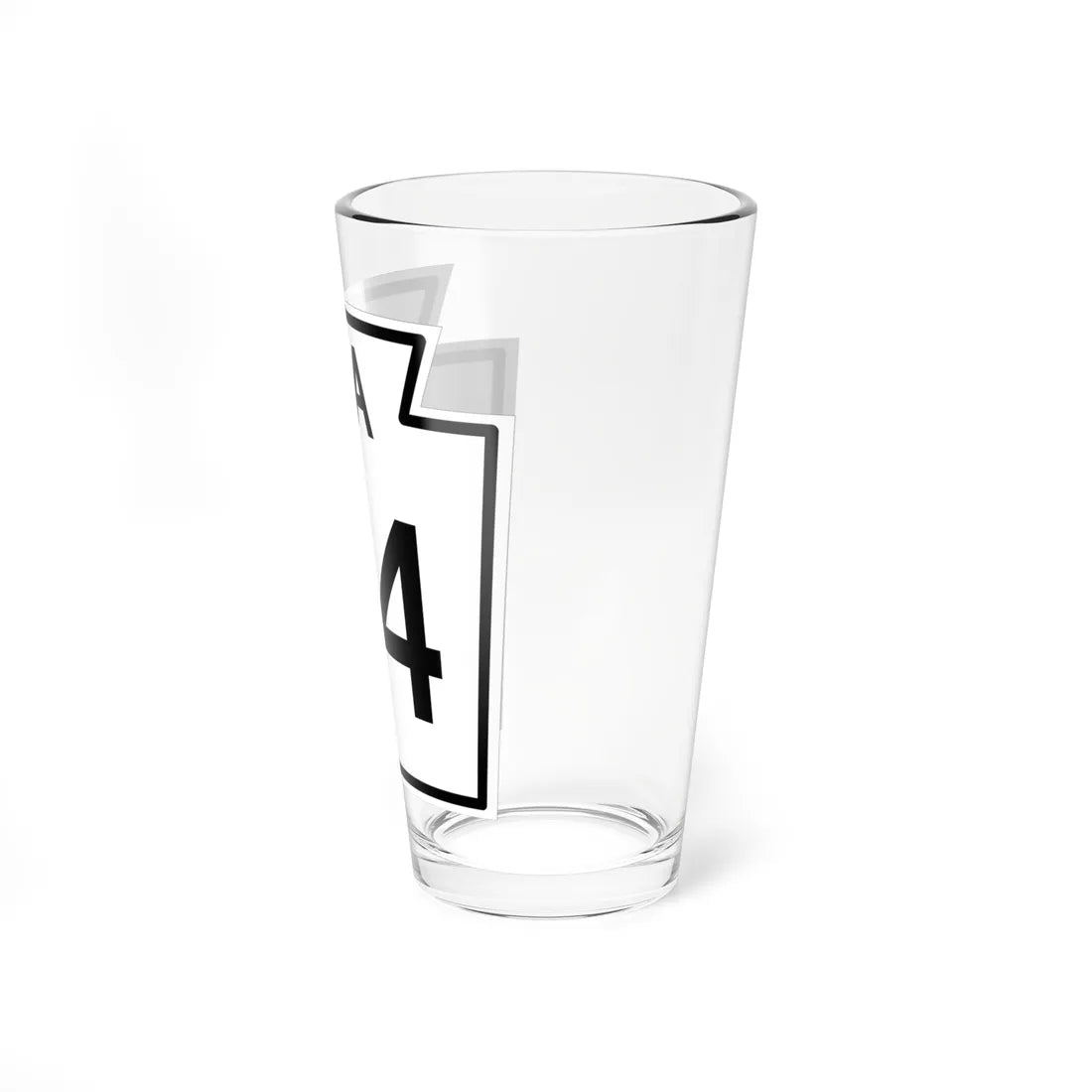 PA-84 1960 (Pennsylvania) (Road Sign) Pint Glass 16oz - Go Mug Yourself