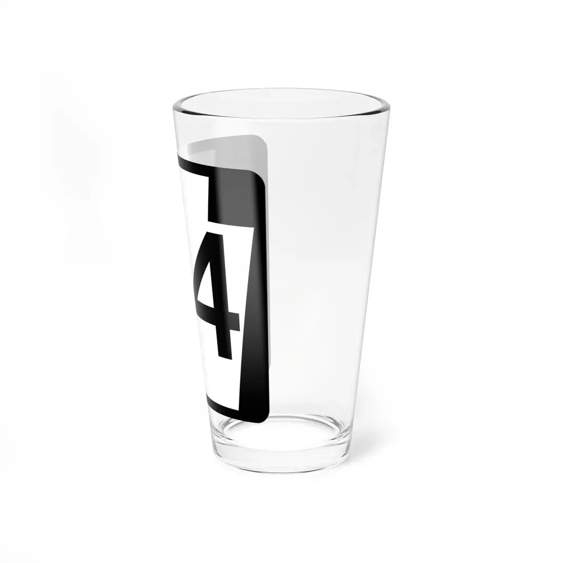 PA-84 (Pennsylvania) (Road Sign) Pint Glass 16oz - Go Mug Yourself