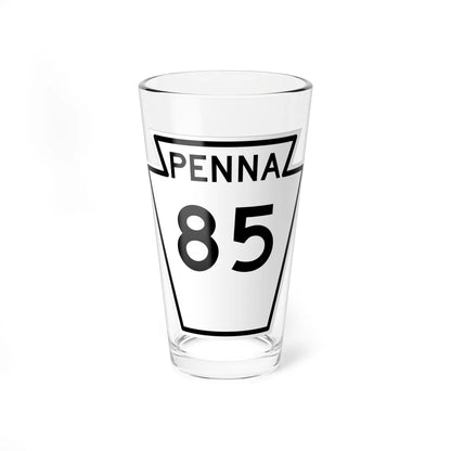 PA-85 1948 (Pennsylvania) (Road Sign) Pint Glass 16oz 16oz - Go Mug Yourself